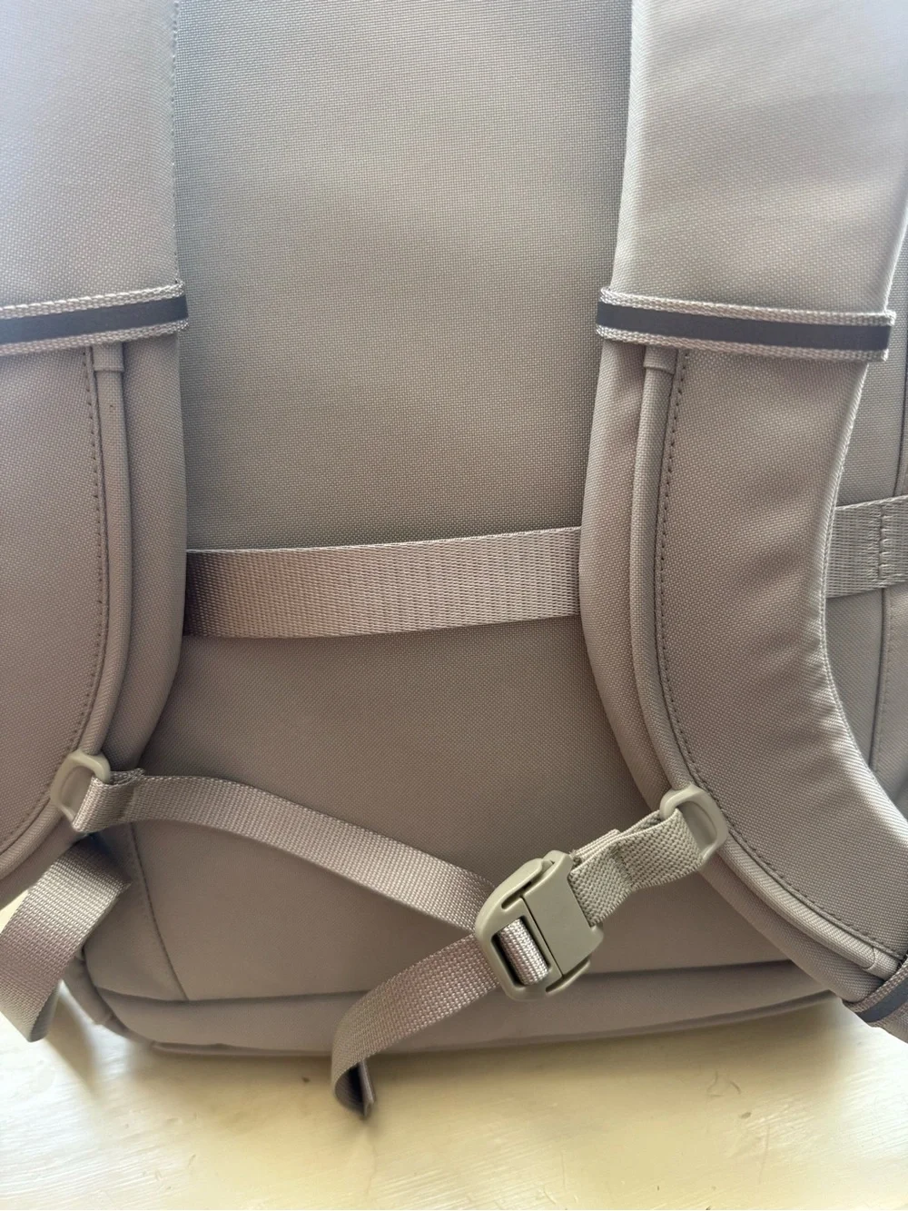 lululemon athletica Gray Double-Zip Backpack